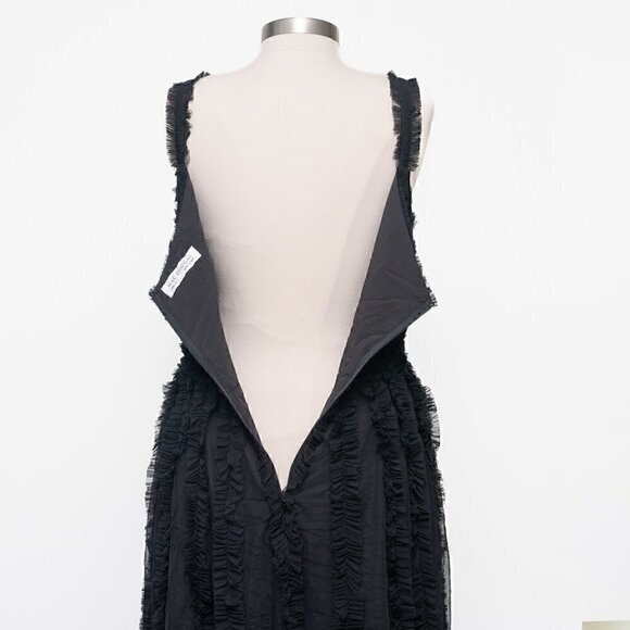 Mac Duggal. Sleeveless Ruffle Tiered Dress. - Picture 14 of 14